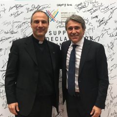Monsignor Melchor Sànchez De Toca e Gian Paolo Montali