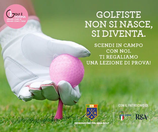 Campagna promozionale Golf è Donna 2021