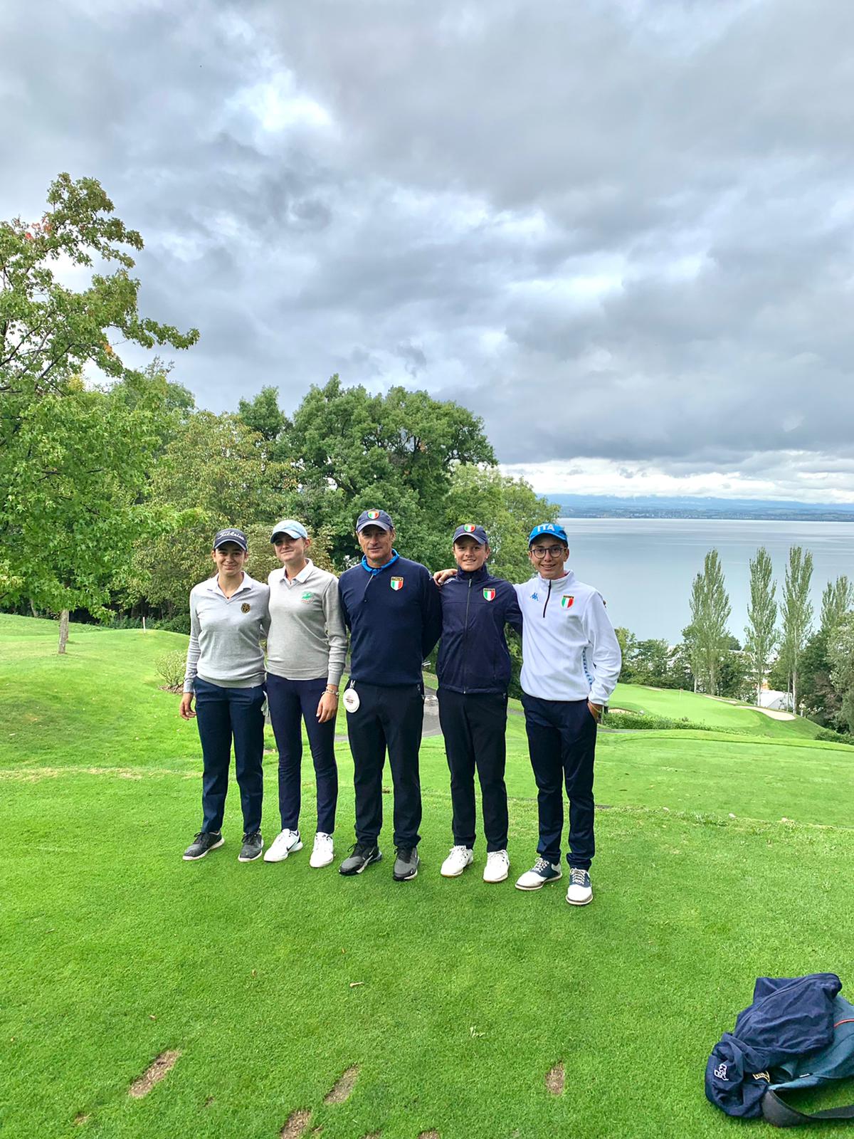 The Amundi Evian Juniors Cup con 4 azzurri