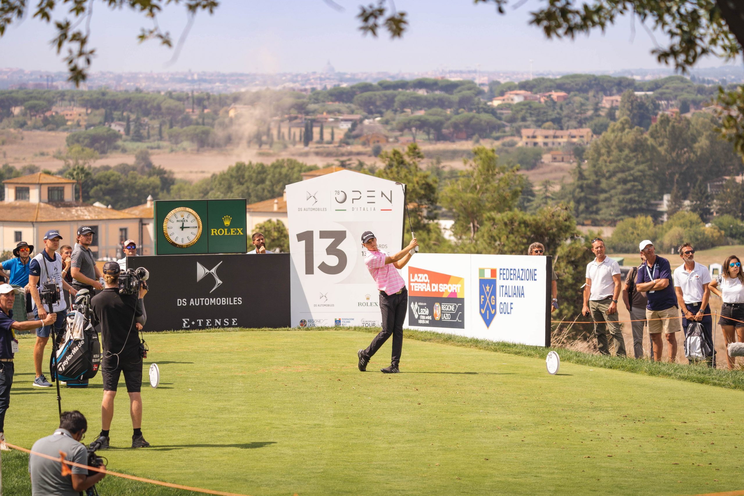 DS Automobiles 78° Open d’Italia: N.Hojgaard vola in testa. E.Molinari e Laporta 9/i