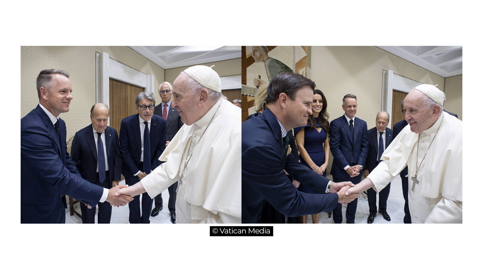 Ryder Cup 2023: la delegazione ufficiale ricevuta dal Santo Padre