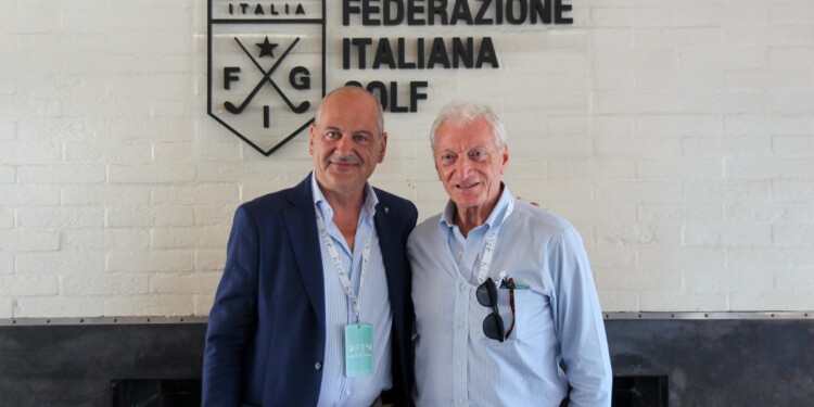 All’Open d’Italia Luciano Buonfiglio, Presidente del CONI