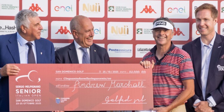 Sergio Melpignano Senior Italian Open ad Andrew Marshall, 12° Tadini