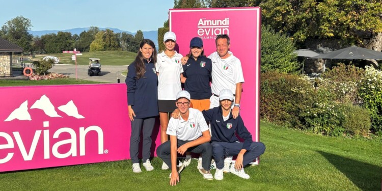 Il team azzurro all’Evian Junior Cup